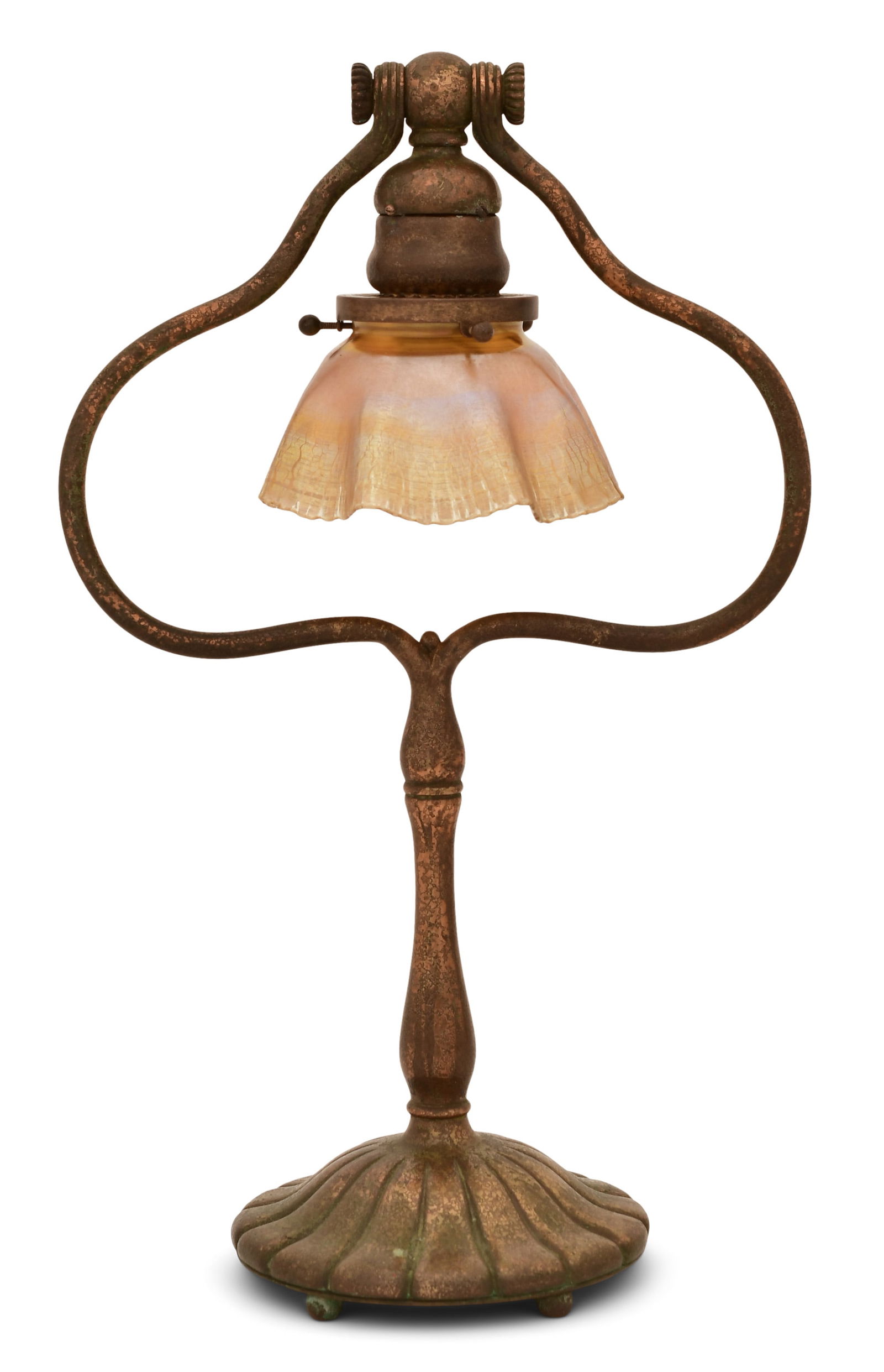 Tiffany Studios "Harp" Desk Lamp (1 of 6)