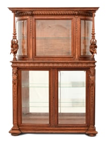 R.J. Horner & Co. Figural Display Cabinet