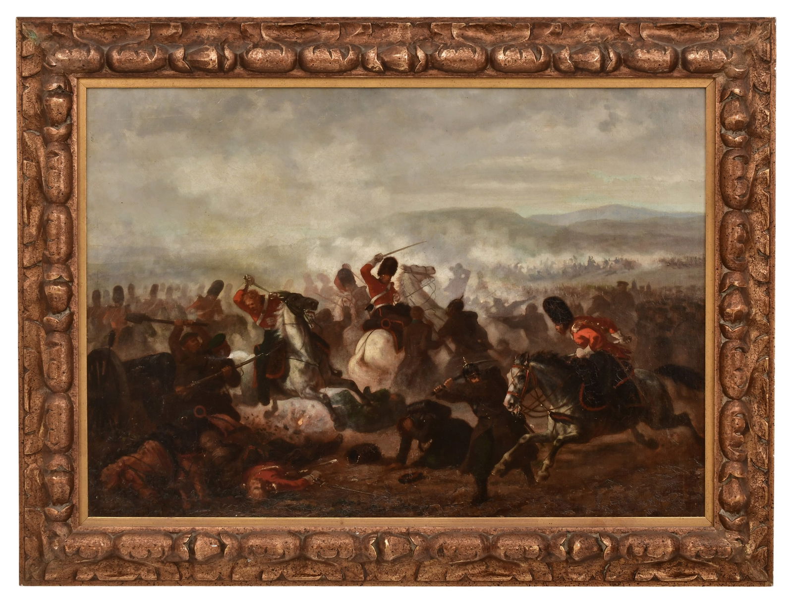 Jules Van Imschoot (Belgian, 1821-1884), Troubles Des Pays Bas, 1580: Jules Van Imschoot (Belgian, 1821-1884) Troubles Des Pays Bas, 1580 oil on canvas signed and dated "Jules van Imschoot 1859" (lower left) 19 3/4 x 28 1/2 inches (sight) 26 1/2 x 35 1/2 inches