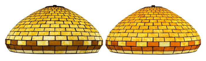 Duffner & Kimberly, Pair of Geometric Chandeliers