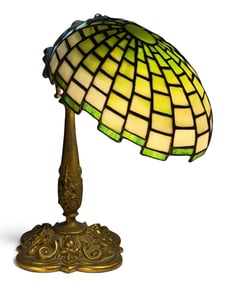 Duffner & Kimberly Leaded Glass Piano Lamp