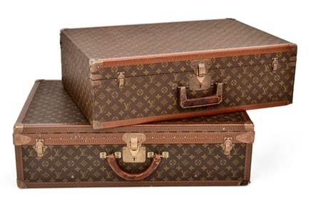 Two Louis Vuitton Monogram Suitcases
