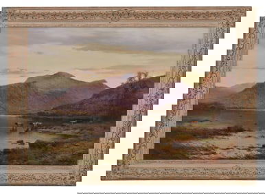 Alfred Fontville De Breanski, Jr. (British, 1877-1957), "Evening Ullswater from Pooley"