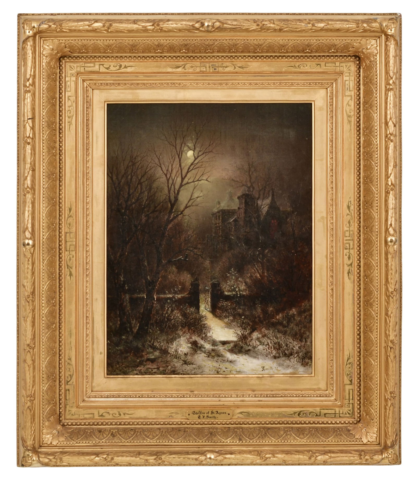 Thomas Lochlan Smith (American/Scottish, 1835-1884), The Eve of St. Agnes (1 of 7)