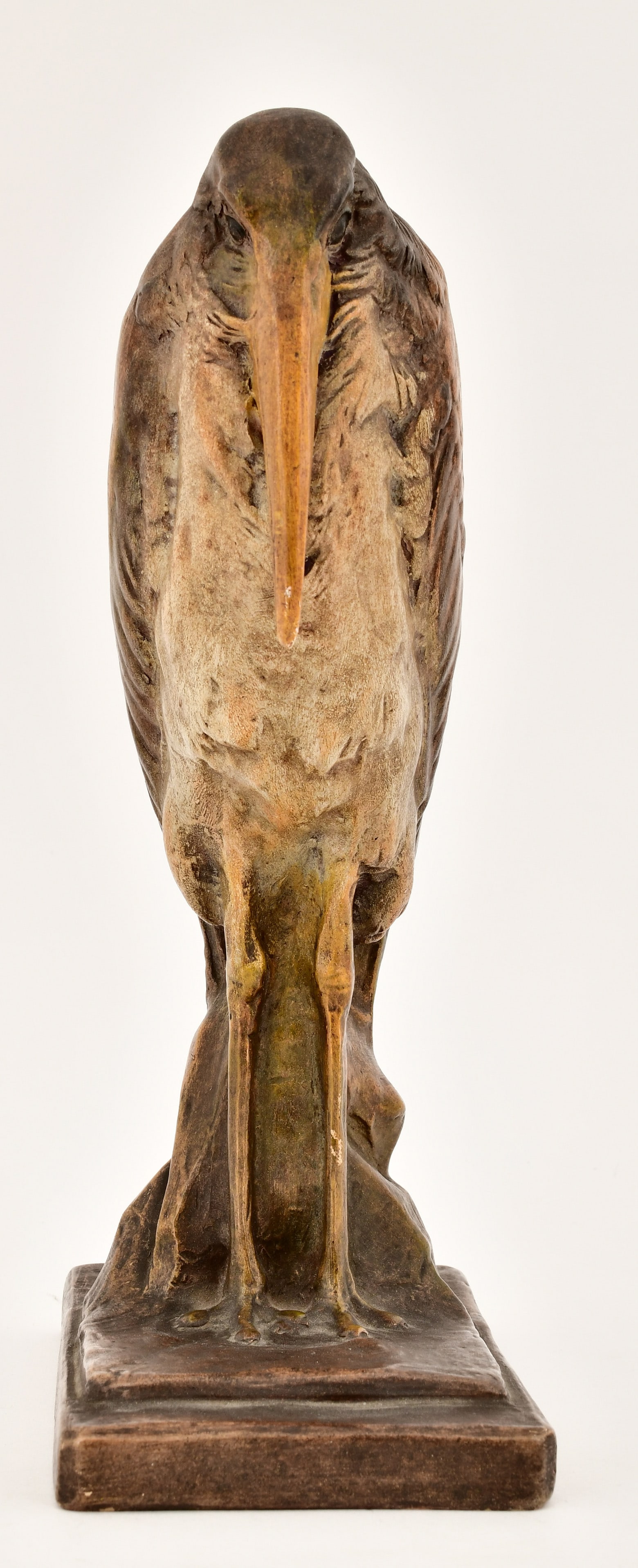 Continental Glazed Earthenware Figure of a Rook - 2