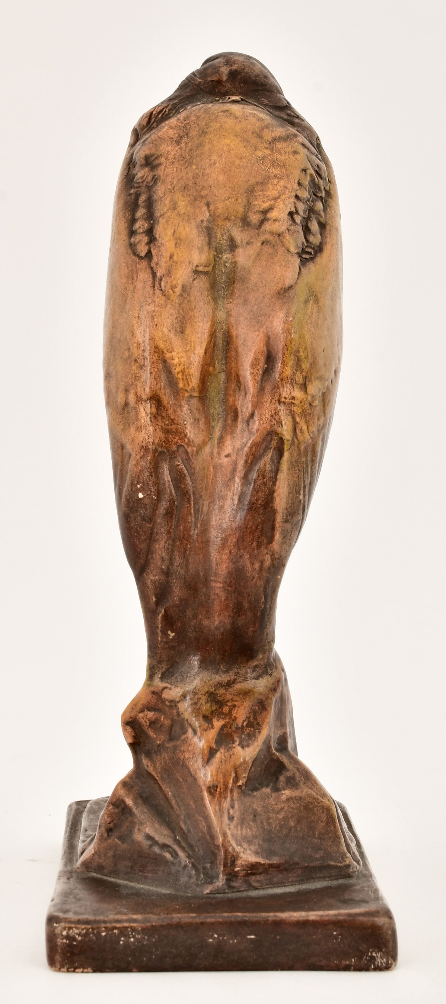 Continental Glazed Earthenware Figure of a Rook - 5