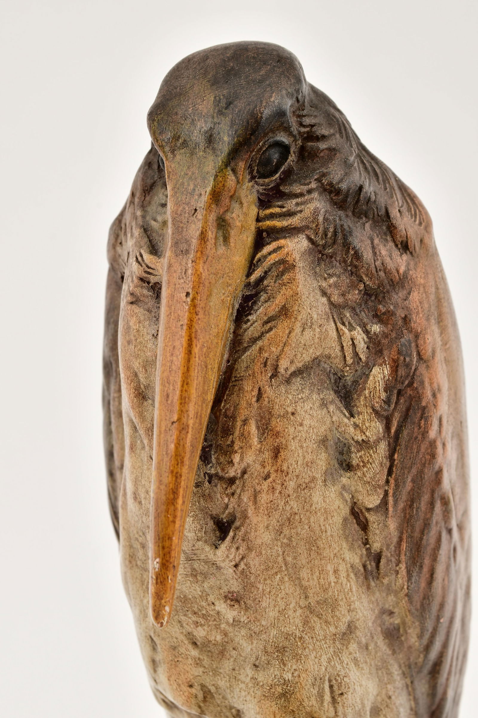 Continental Glazed Earthenware Figure of a Rook - 6