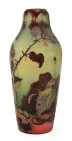 Muller Frères "Raspberry" Vase