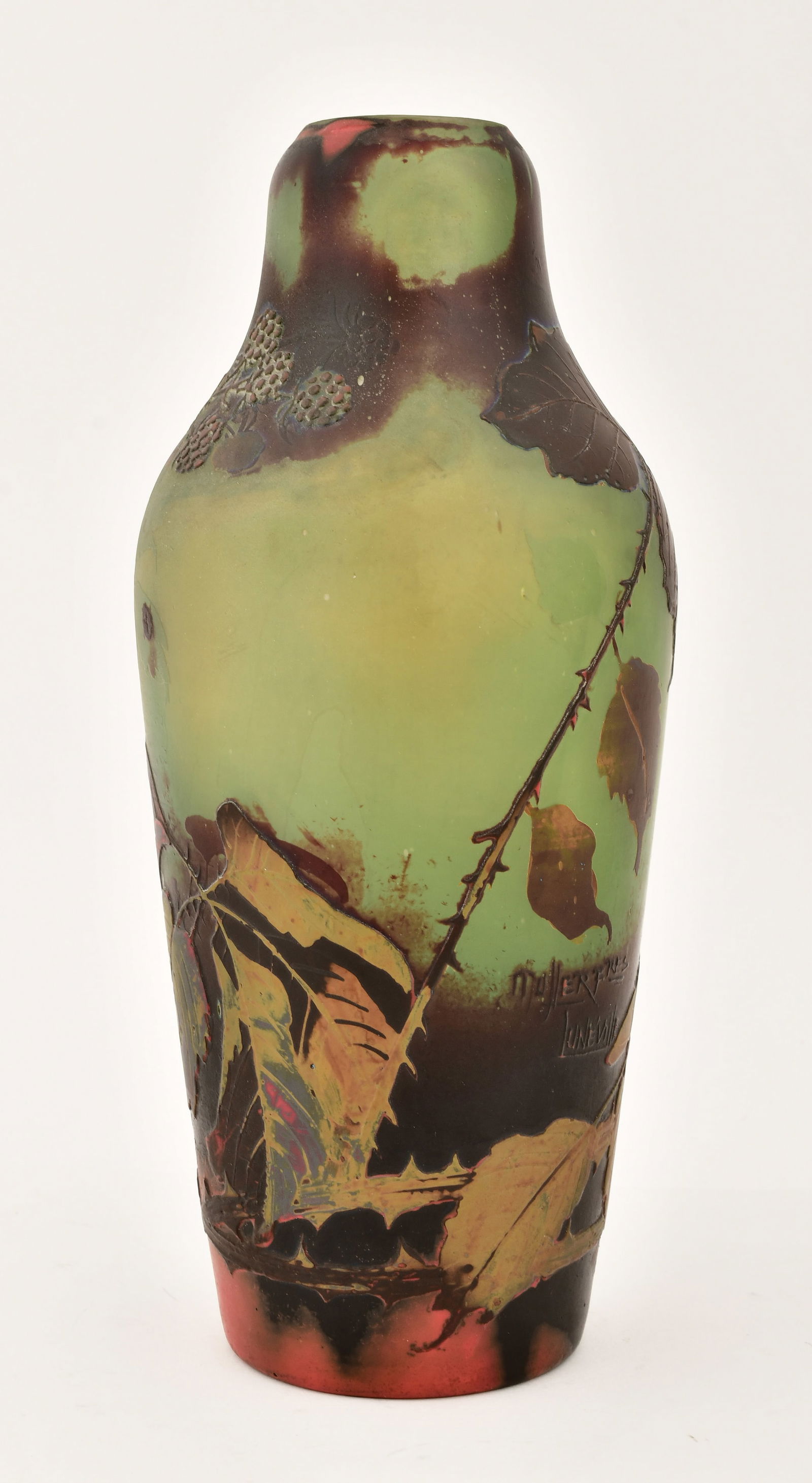 Muller Frères "Raspberry" Vase - 2