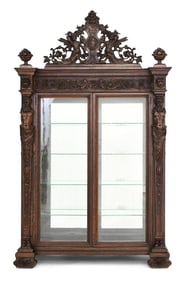 R.J. Horner & Co. Figural China Cabinet