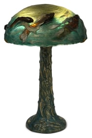 Stelz Studios Pate de Verre "Koi" Table Lamp