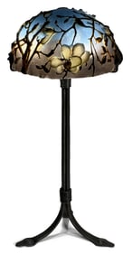 Stelz Studios Pate de Verre "Magnolia" Table Lamp