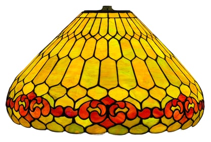 Duffner & Kimberly Leaded Glass Chandelier