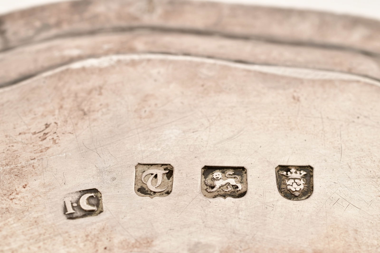 Three Sterling Silver Trays - 8