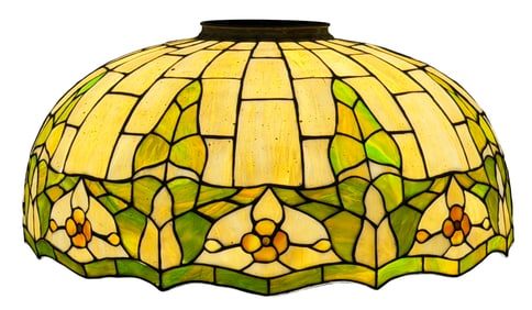 Amboy Works Leaded Glass Lamp Shade