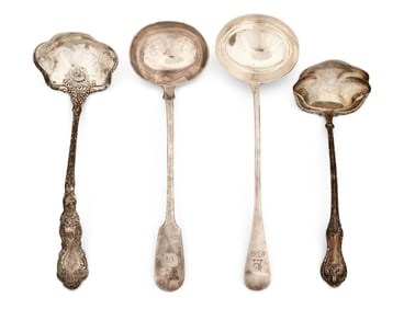 Lot of Four Sterling Silver Ladles