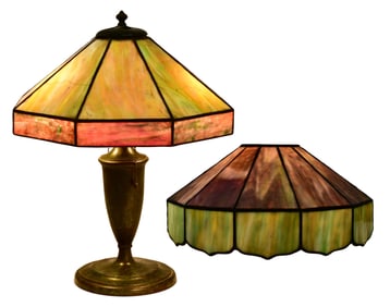 Duffner & Kimberly Geometric Table Lamp & Lamp Shade