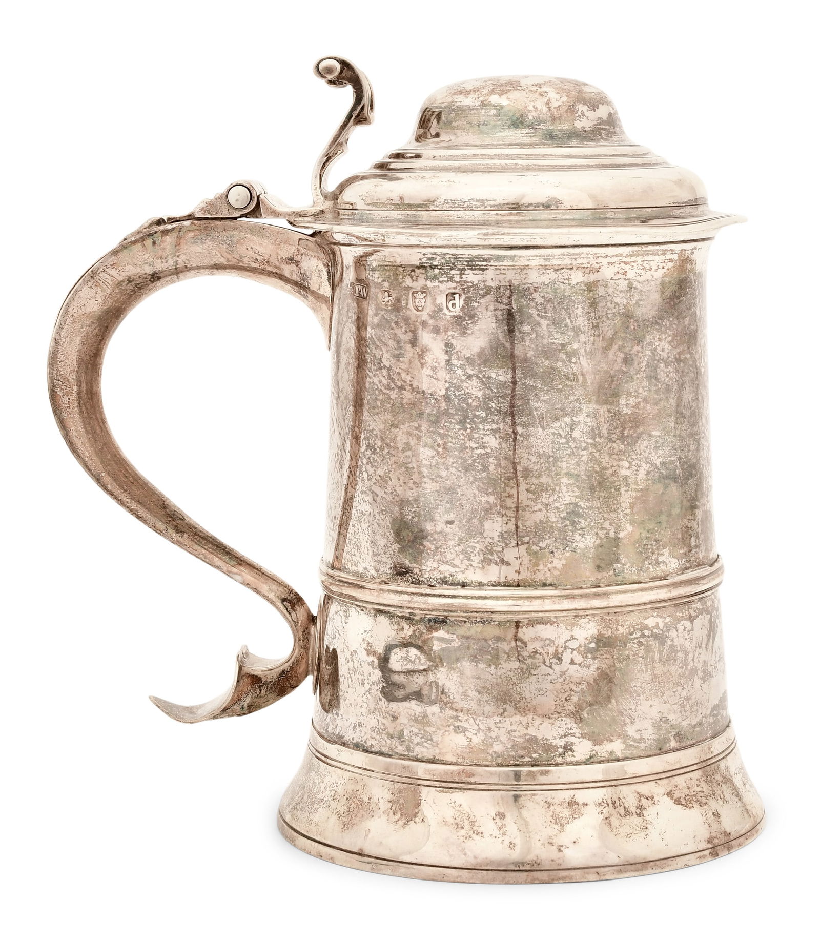 English George III Sterling Silver Tankard, Thomas Wheatley, Newcastle (1 of 4)