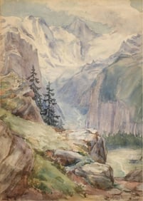 Sydney Mortimer Laurence (American, 1865-1940), Mount McKinley, Alaska