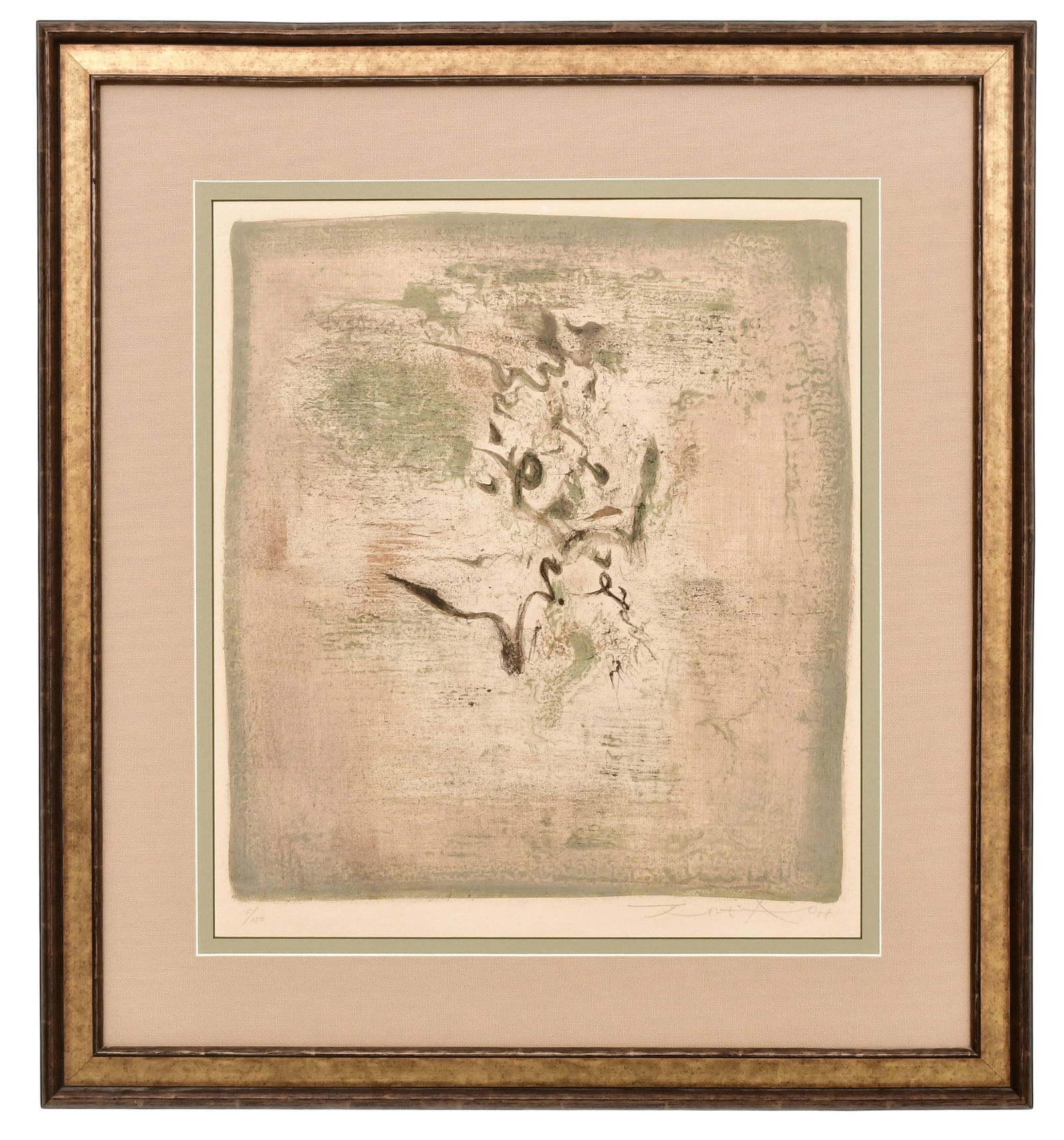 Zao Wou-Ki (Chinese/French, 1921-2013), Composition No. 117 (1 of 3)