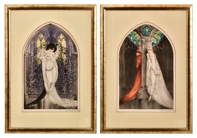 Louis Icart (French, 1888-1950), "Tosca" (1928) & "Faust" (1928)