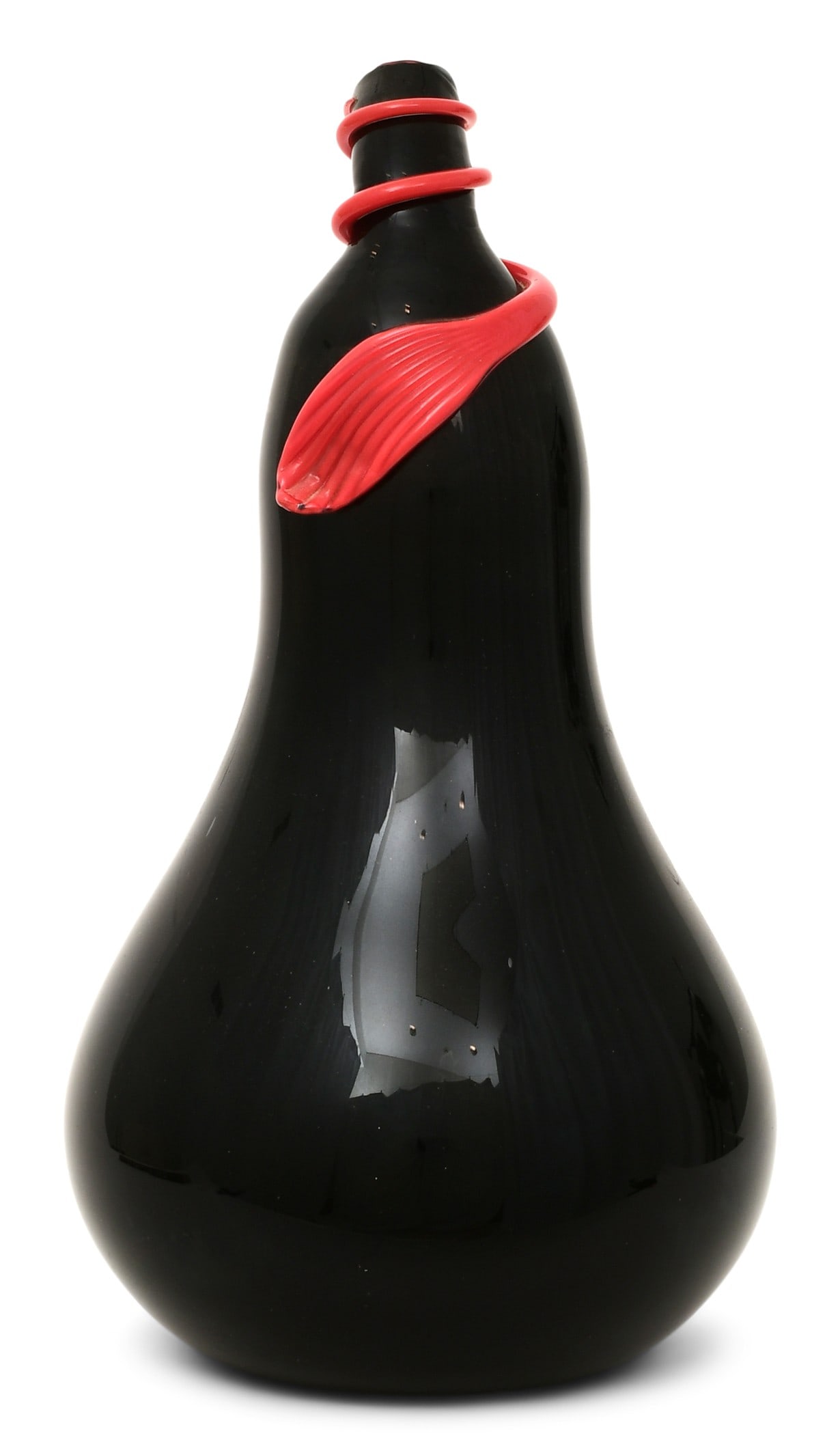 Napoleone Martinuzzi Murano Glass Vase: Napoleone Martinuzzi Murano Glass Vase mid-20th century unsigned 19 1/2 x 11 inches Provenance: Private Collection, Florida