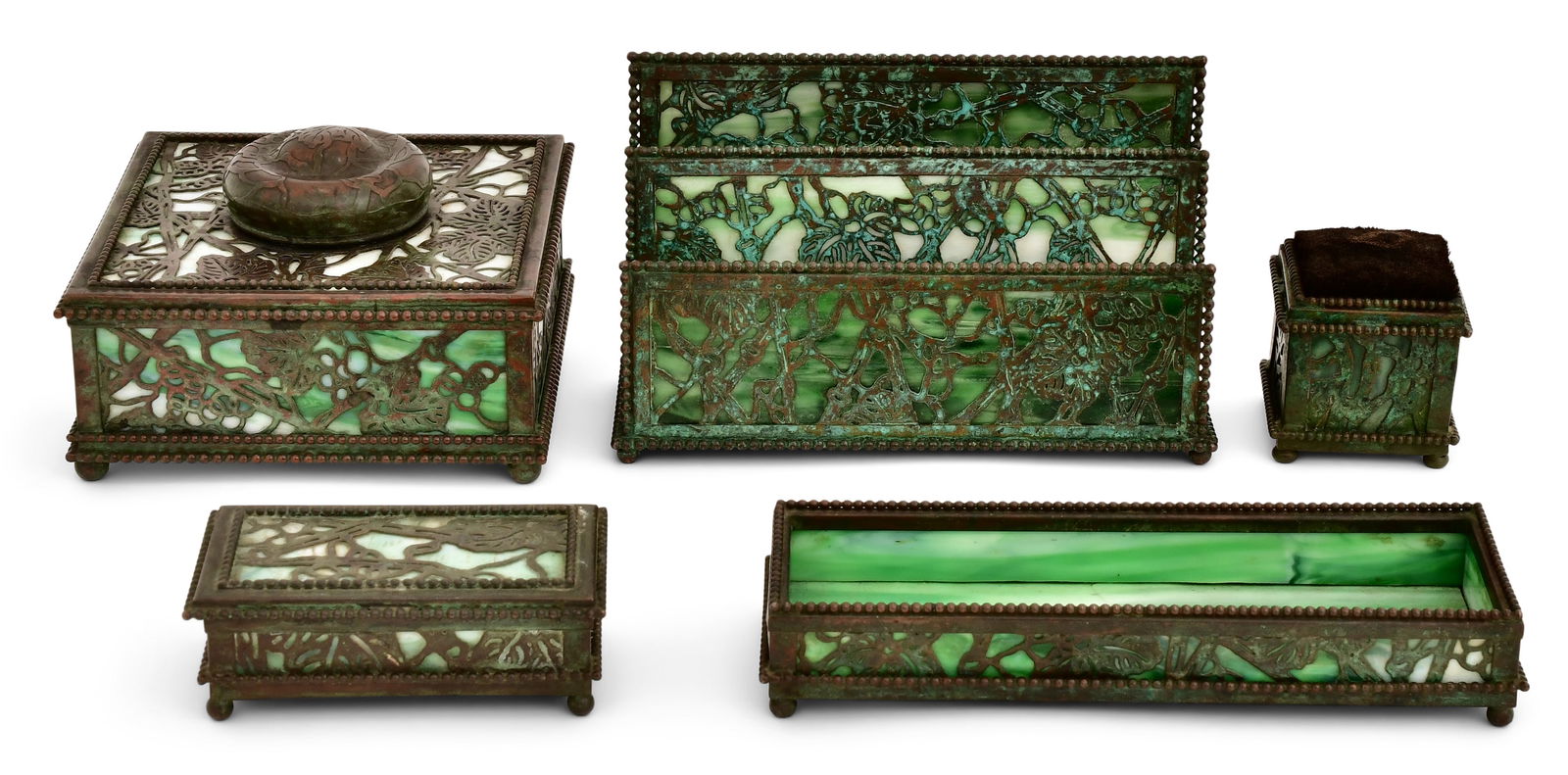 Riviere Studios Five-Piece "Grapevine" Desk Set (1 of 12)