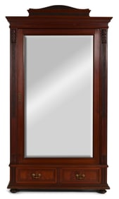 G. Vollmer & Son Mahogany Armoire, Philadelphia, Pennsylvania