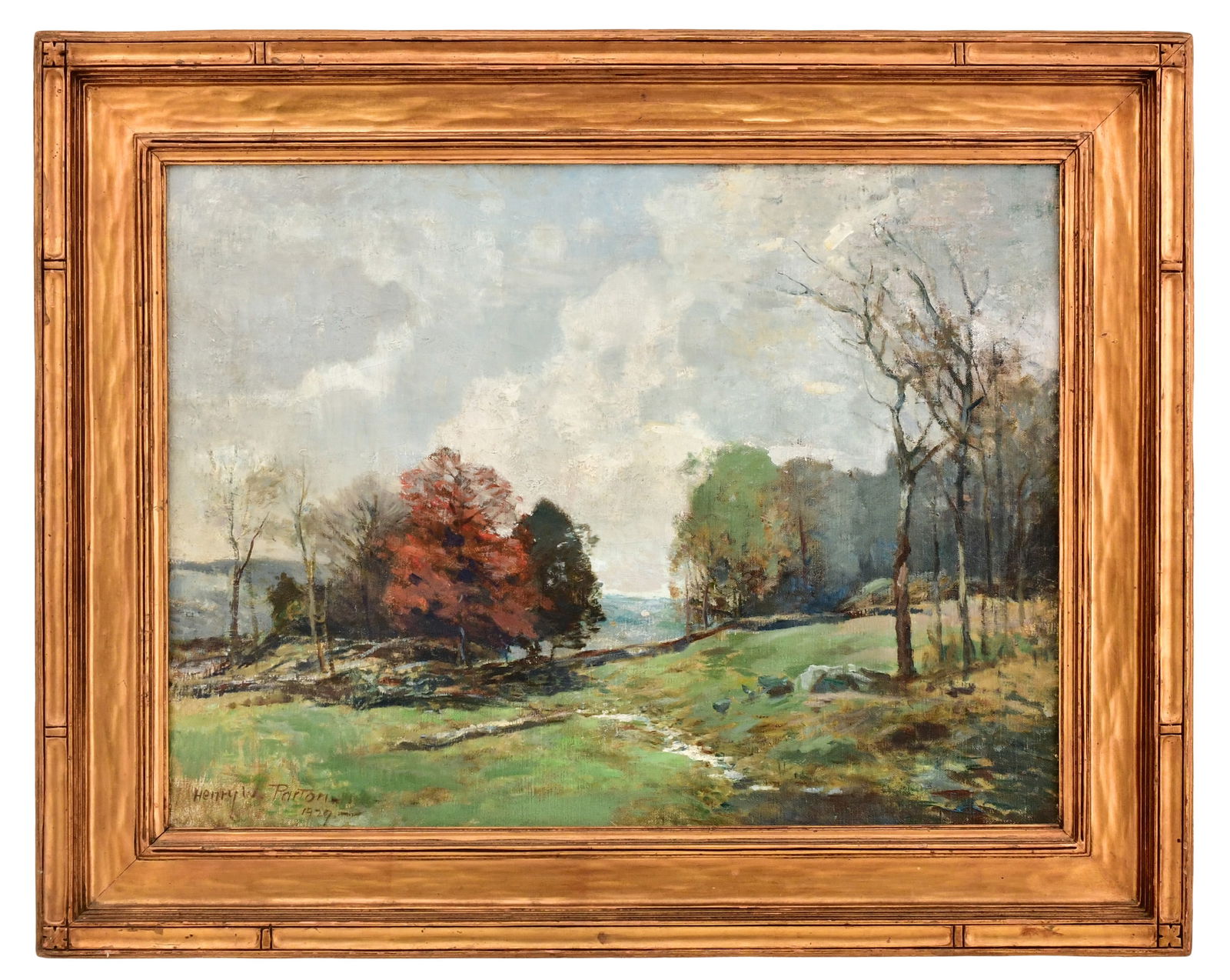 Henry Woodbridge Parton (American, 1858-1933), Autumn Landscape (1 of 3)