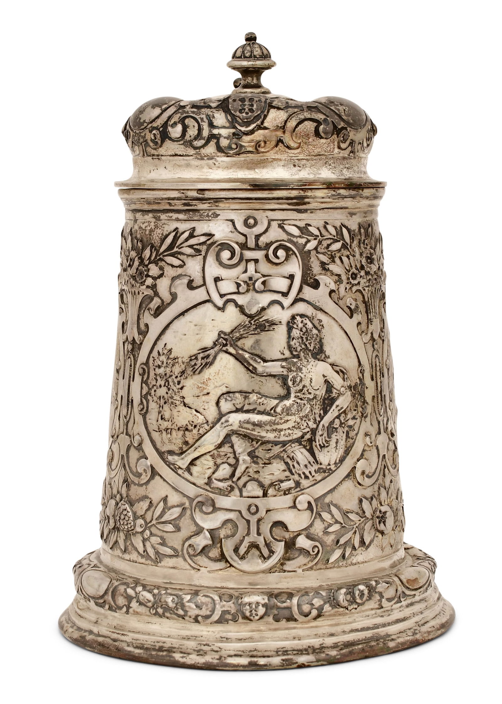 Continental RepoussÈ Silver Stein with Gold Washed Interior - 2