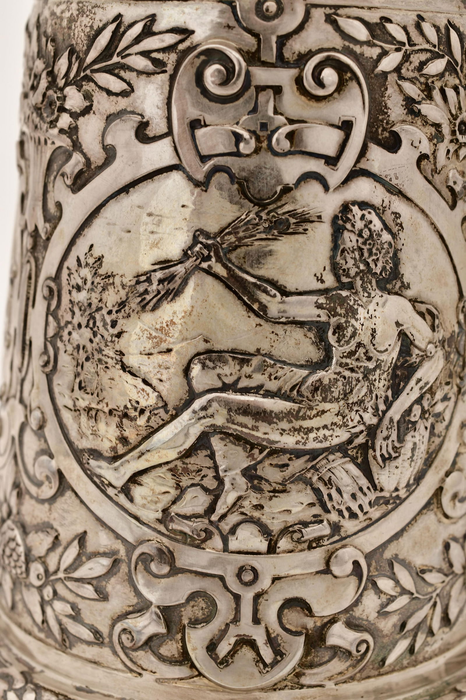 Continental RepoussÈ Silver Stein with Gold Washed Interior - 5