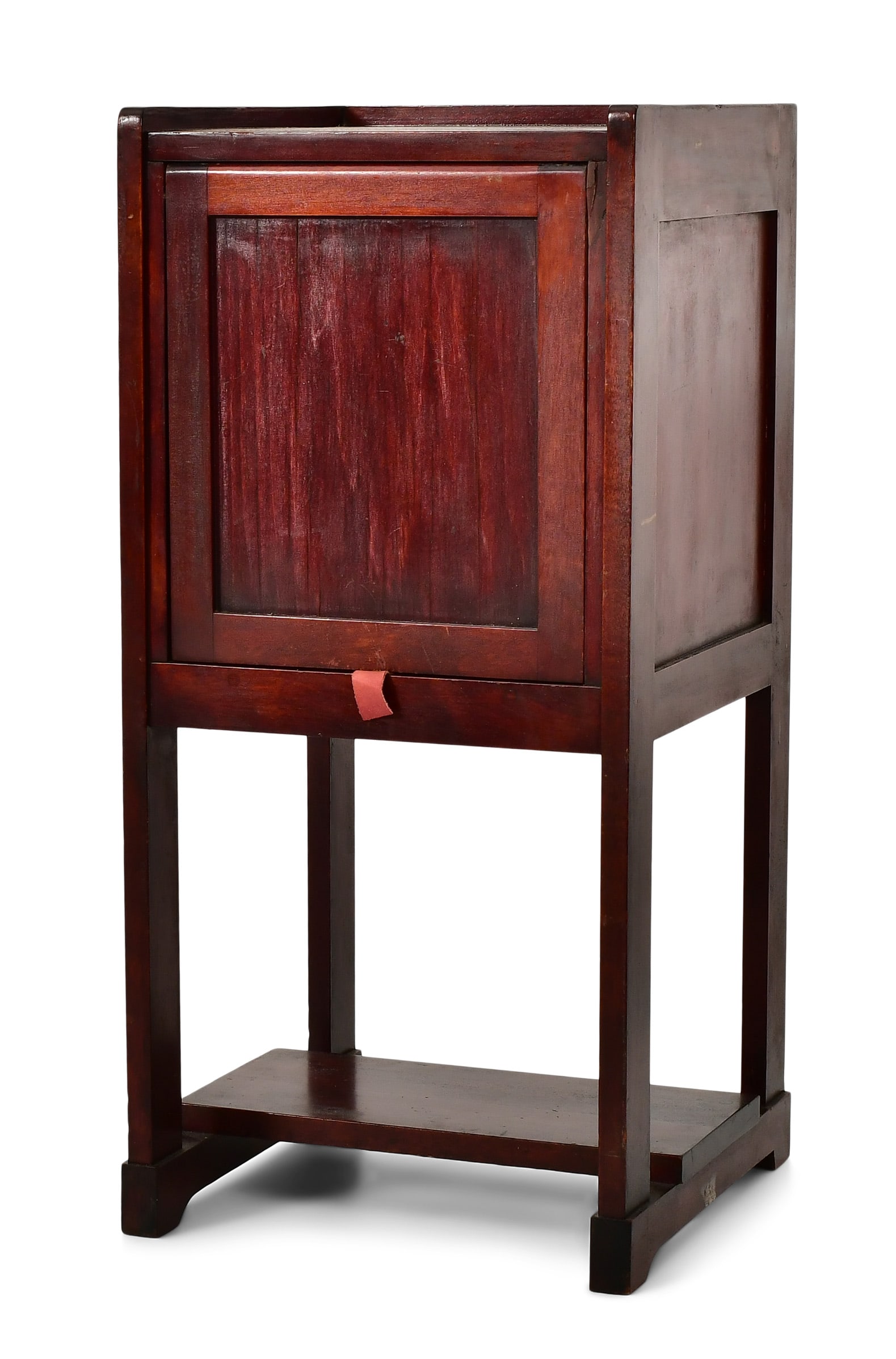Stickley Brothers Mahogany Safe Cabinet: Stickley Brothers Safe Cabinet circa 1910 mahogany numbered "1897" 30 x 14 x 14 inches Provenance: Private Collection, Florida