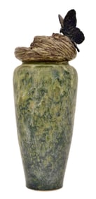 Richard Freiwald Art Pottery Butterfly Vase