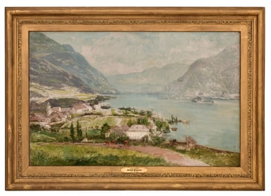 Joseph Million (French, 1861-1931), Lake Annecy