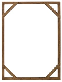 Sarried Ltd. Studded Brass Mirror