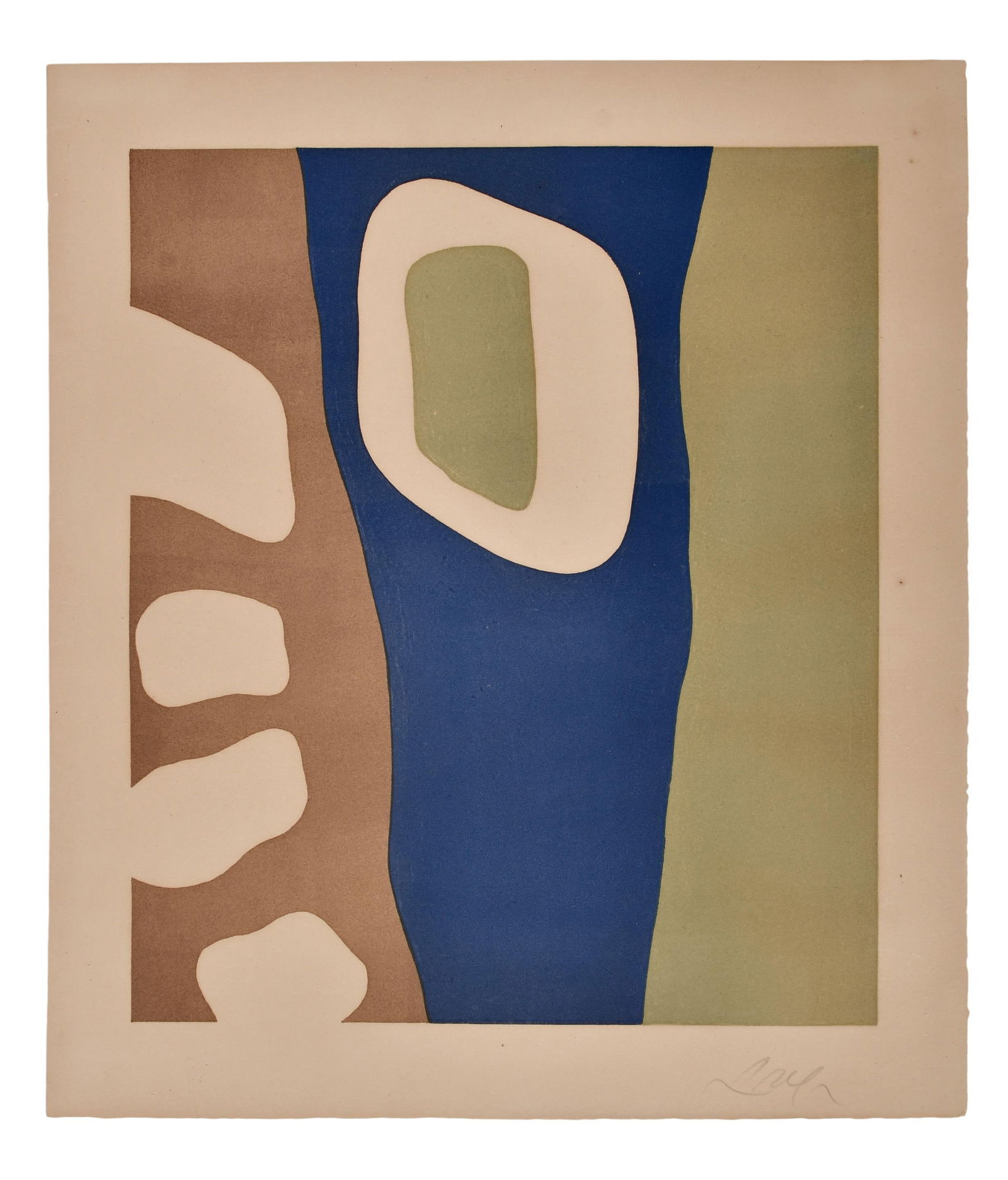 Jean (Hans) Arp (German/French1886-1966), "Coulisses de Forest": Jean (Hans) Arp(German/French1886-1966)"Coulisses de Forest"lithographsigned lower right17 1/4 x 13 inchesProvenance: Private Collection, New Jersey