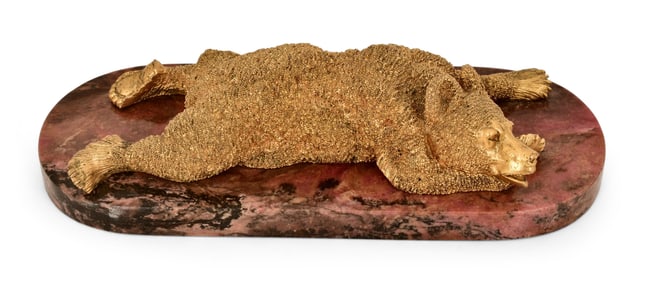 Nikolai Iwanowitsch Lieberich (Russian, 1828-1883), Lying Bear