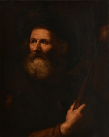 Flemish School, 17th Century, St. James, Half-Length, Oil on Canvas