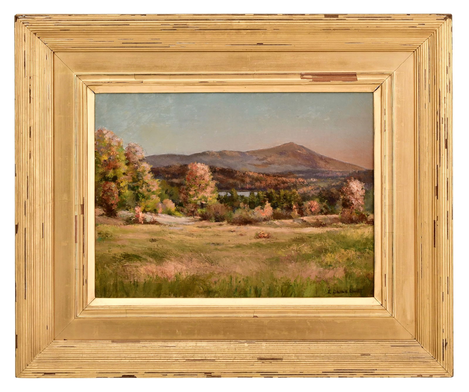 Spring Landscape, Oil on Canvas, Early 20th Century, Signed Lower Right (1 of 1)