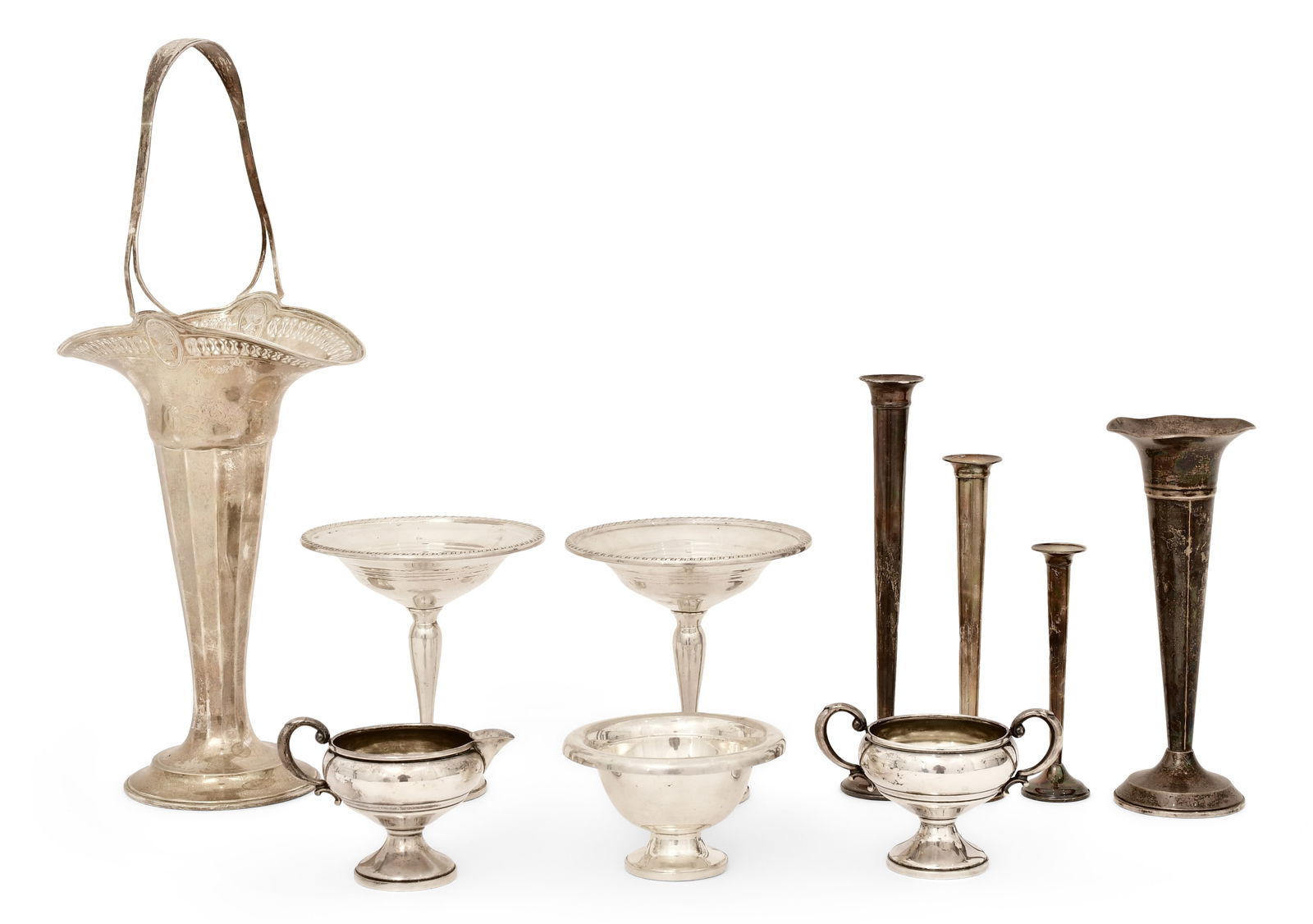 Lot of Weighted Sterling Silver Pieces (1 of 1)