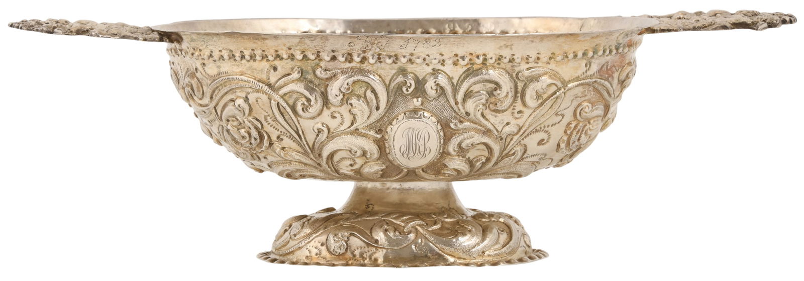 Early 18th Century Dutch Silver Repousse Bowl (1 of 1)