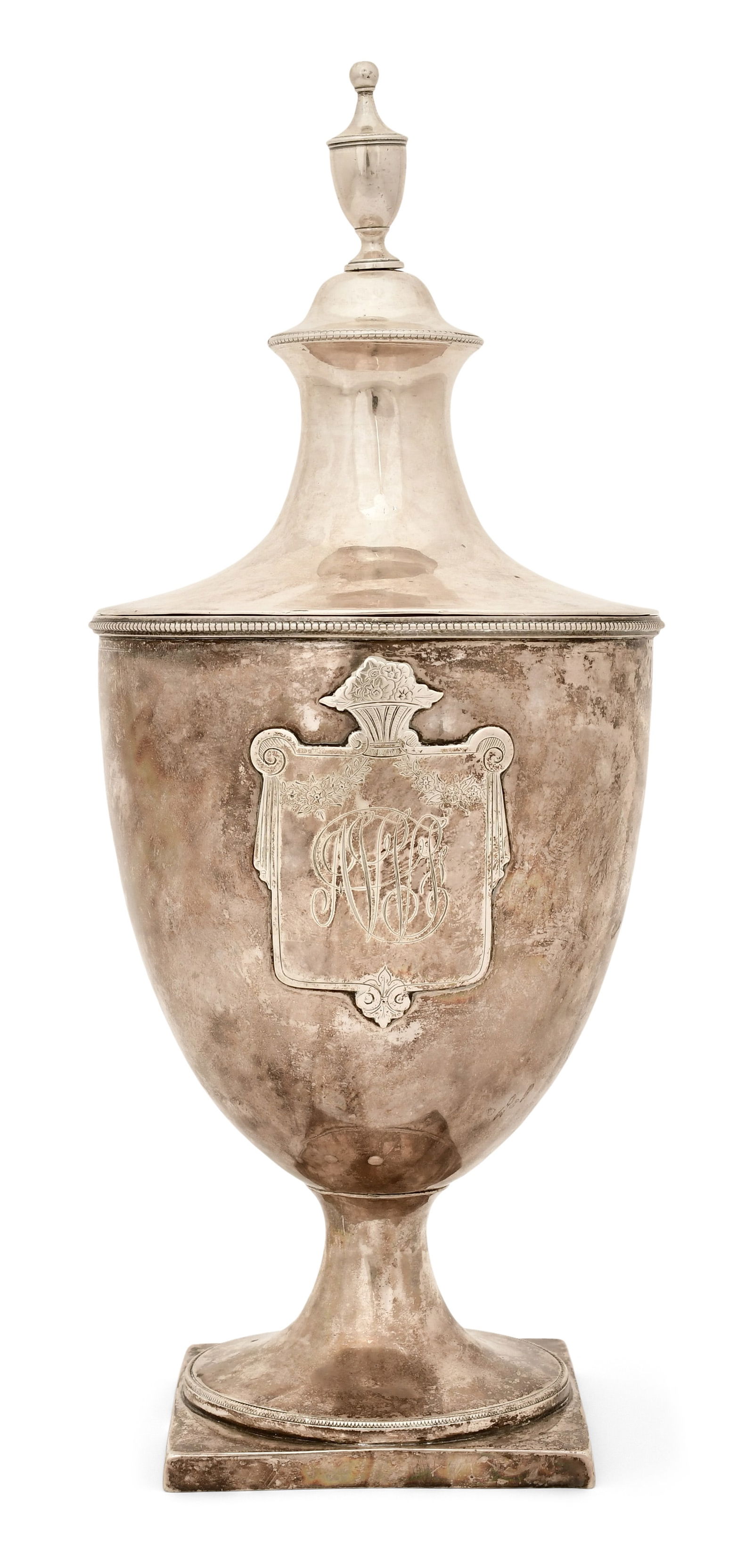 Joel Sayre (American, 1778-1818), Silver Urn with Cover (1 of 1)
