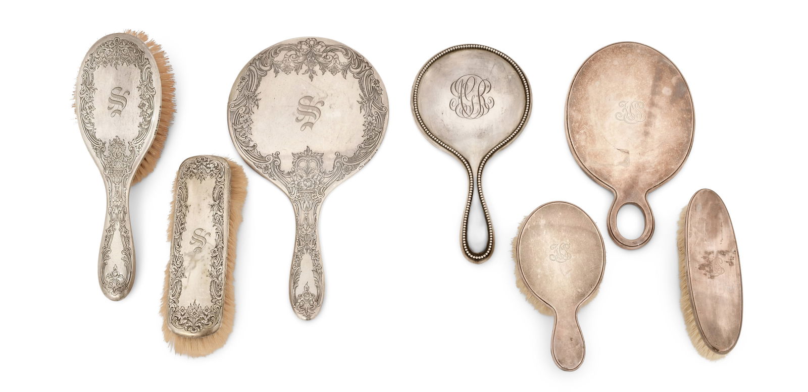 Lot of Weighted Sterling Silver Vanity Pieces (1 of 1)