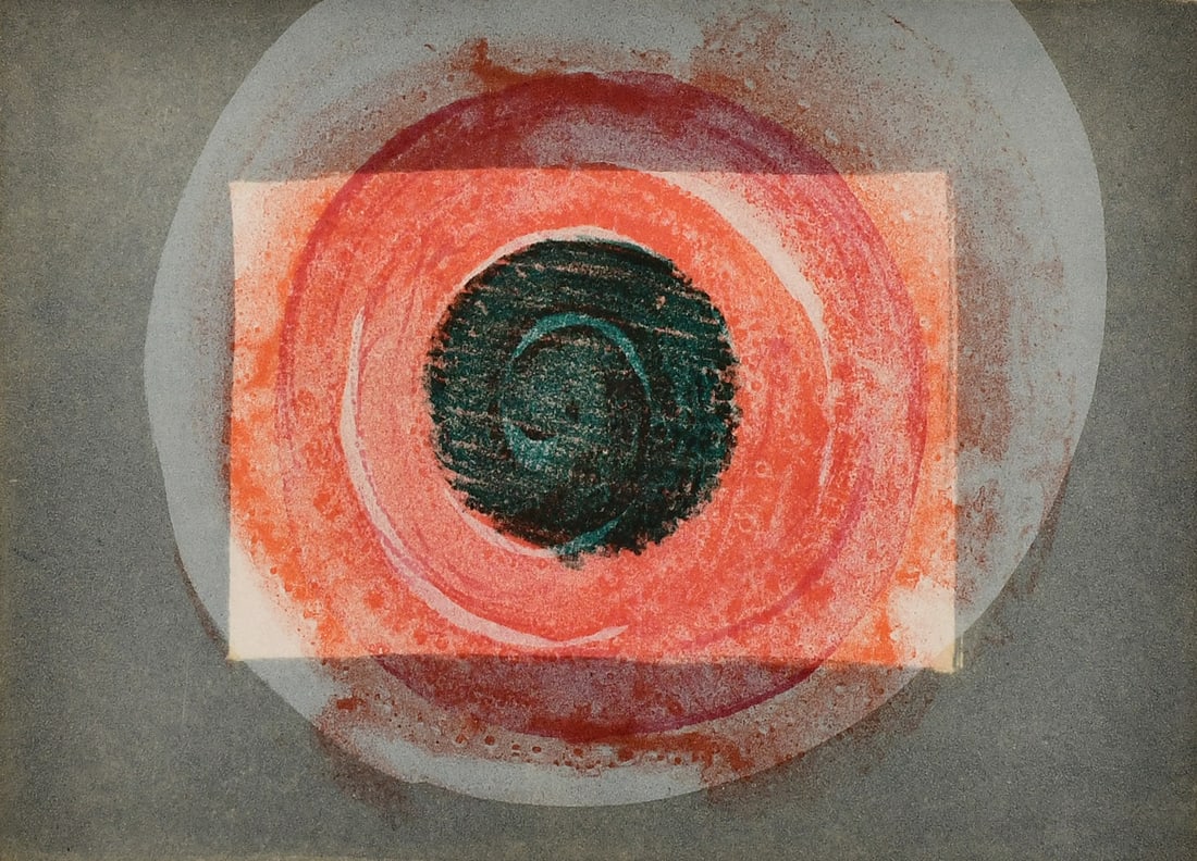 Howard Hodgkin (British, 1932-2017), "Sun" (From More Indian Views) (1 of 4)