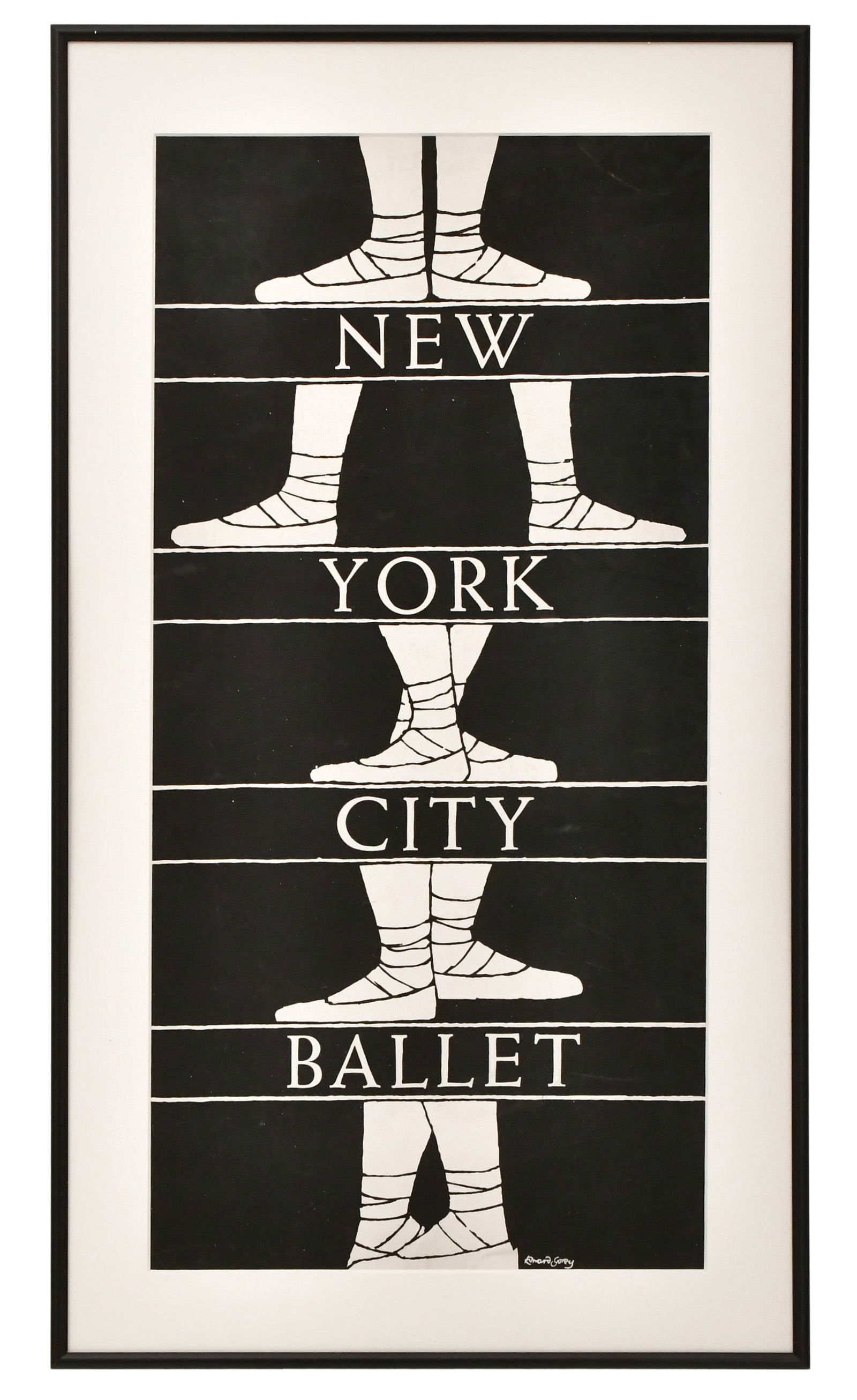 Edward Gorey New York City Ballet Poster (1 of 1)