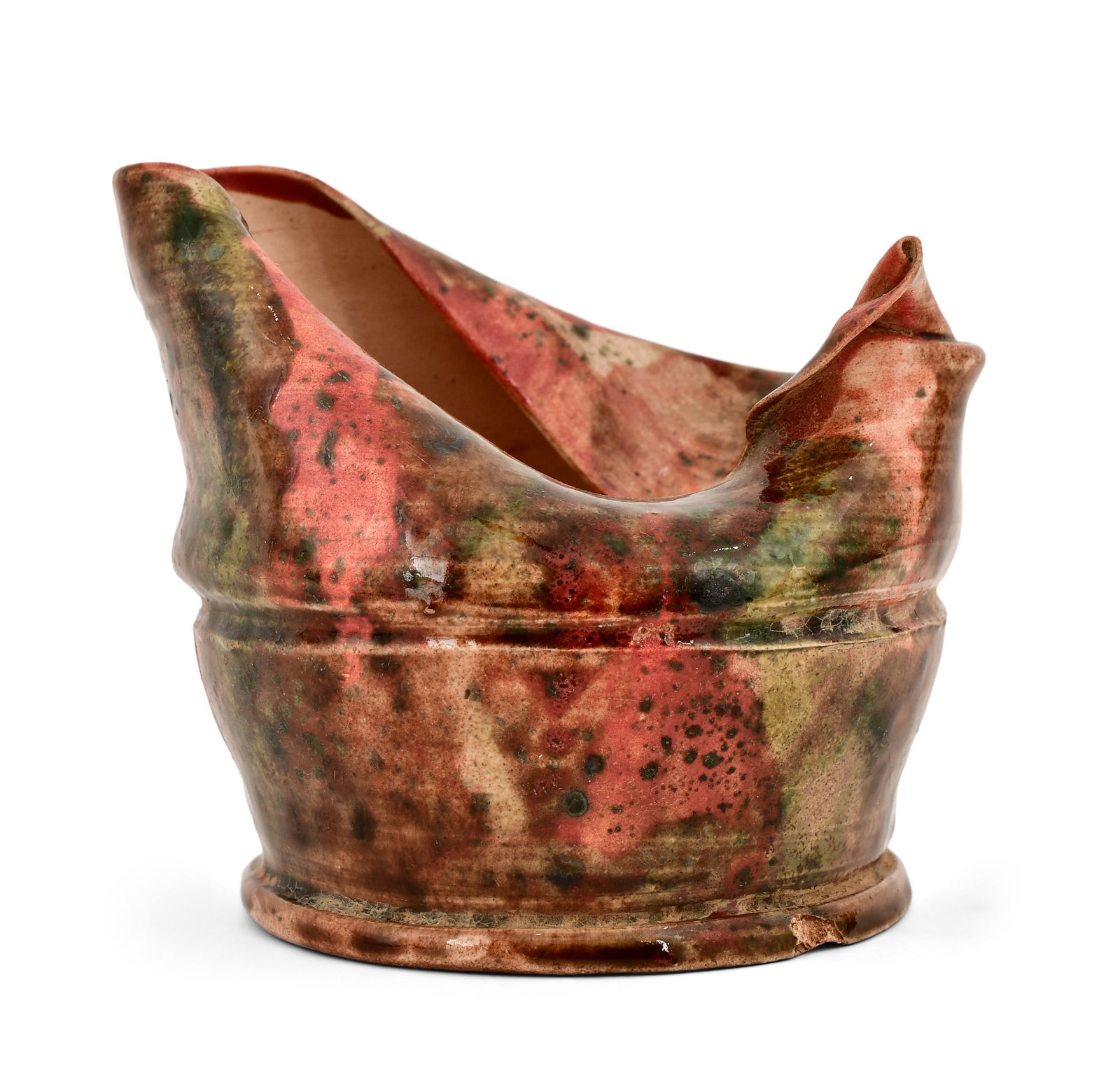 George E. Ohr Glazed Earthenware Vase (1 of 1)