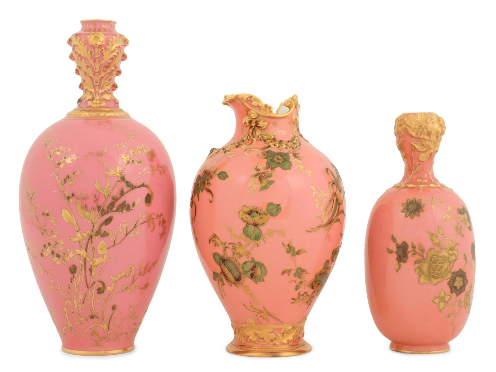 Three Royal Crown Derby Porcelain Vases, Bailey, Banks & Biddle (1 of 11)