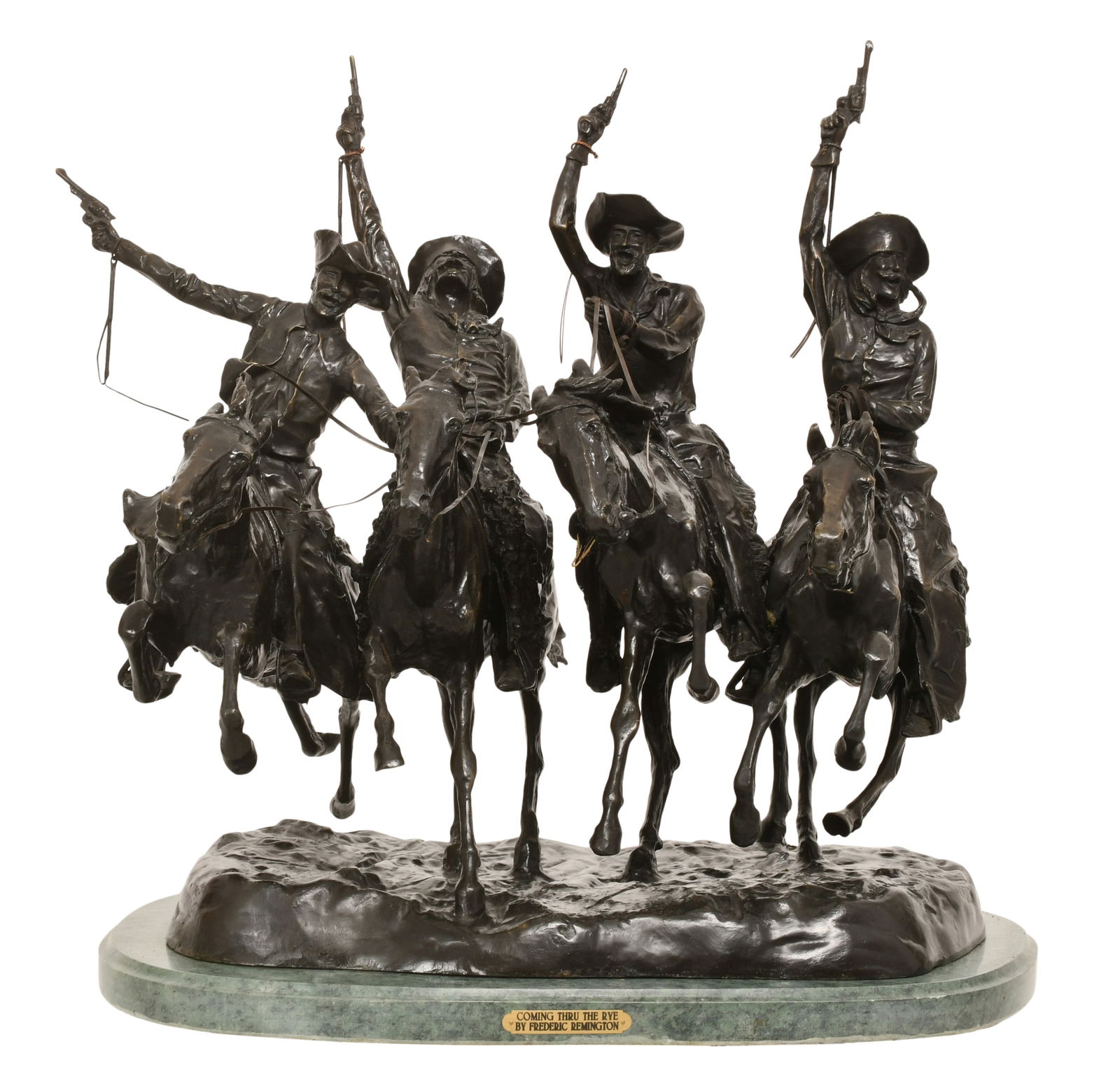 After Frederic Remington (American, 1861-1909), "Coming Through the Rye" (1 of 11)