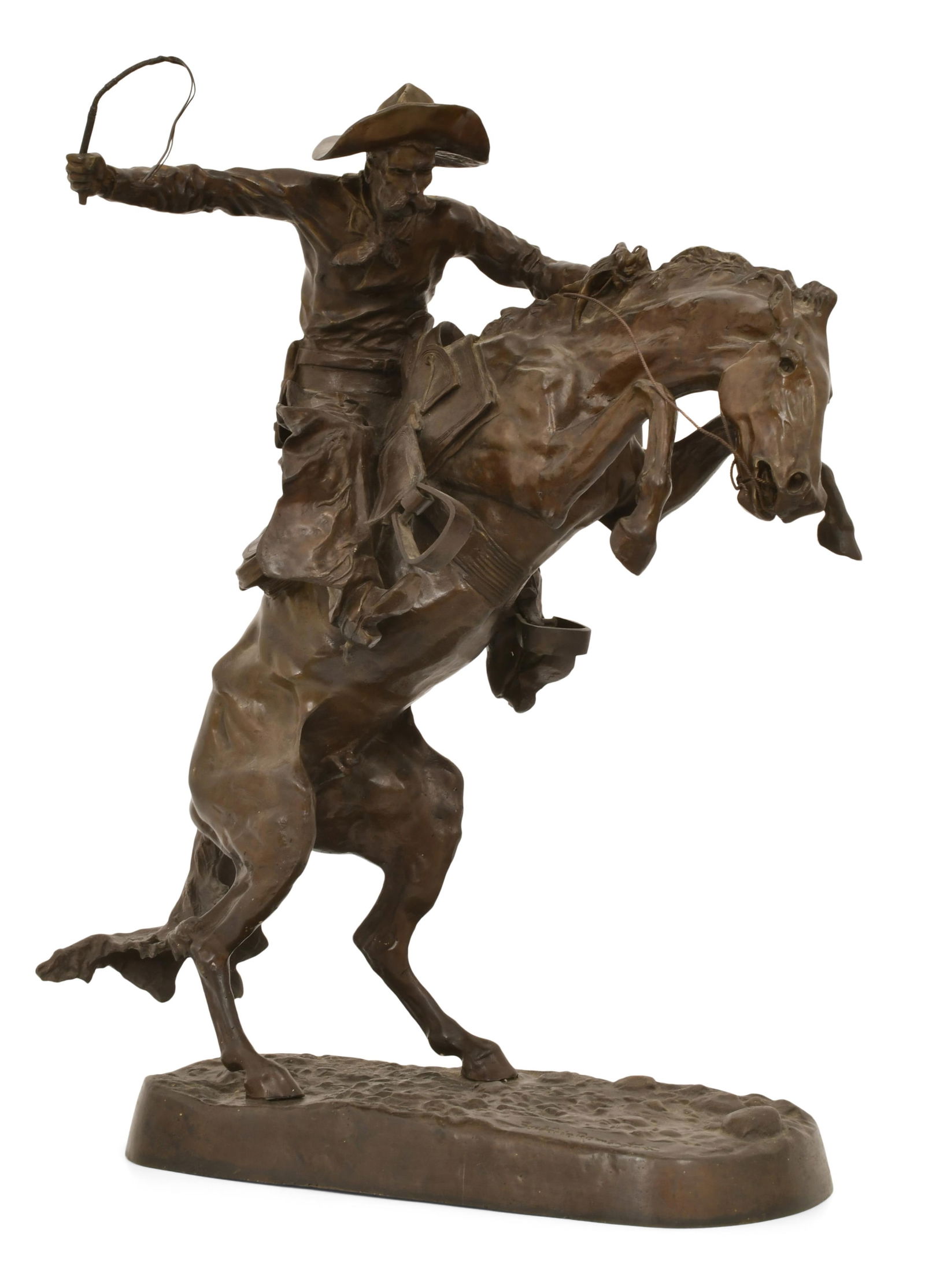 After Frederic Remington (American, 1861-1909), "The Broncho Buster" (1 of 1)