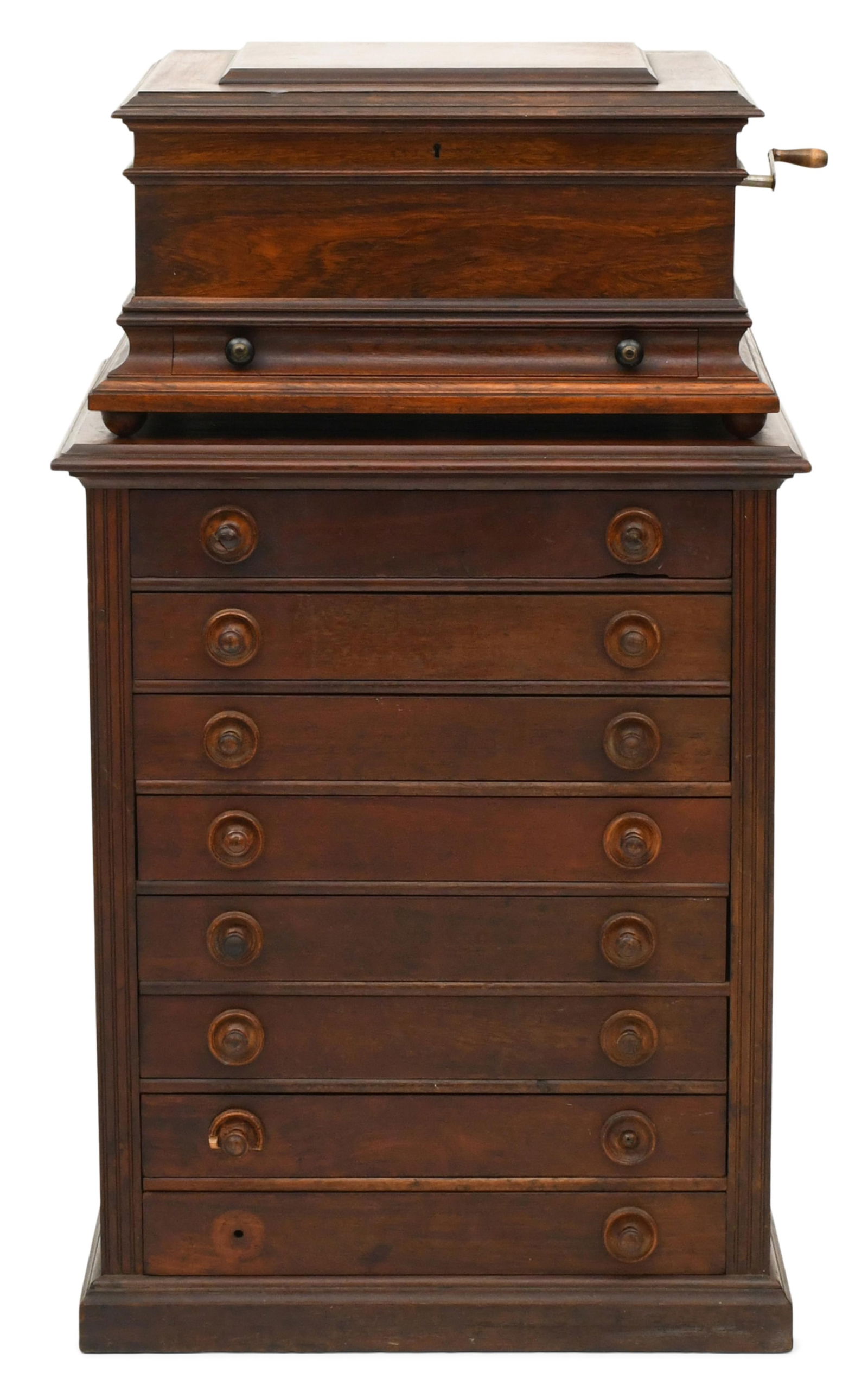 Regina Disc Music Box with Base (1 of 1)